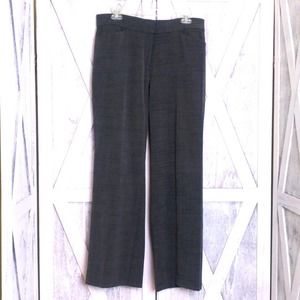 Dana Buchman Charcoal Gray Crosshatch Pattern Dress Pants Size 12